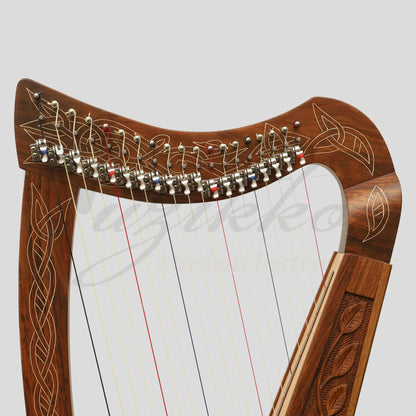 19 String Boru Harp Rosewood