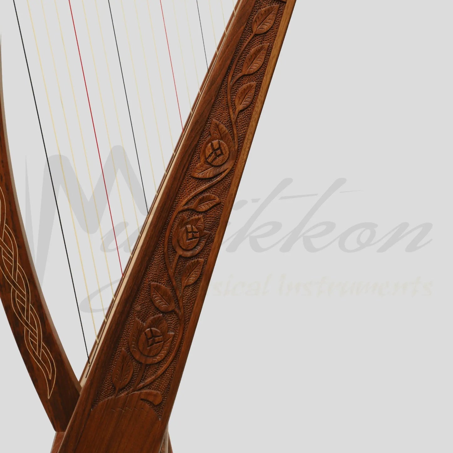 19 String Boru Harp Rosewood