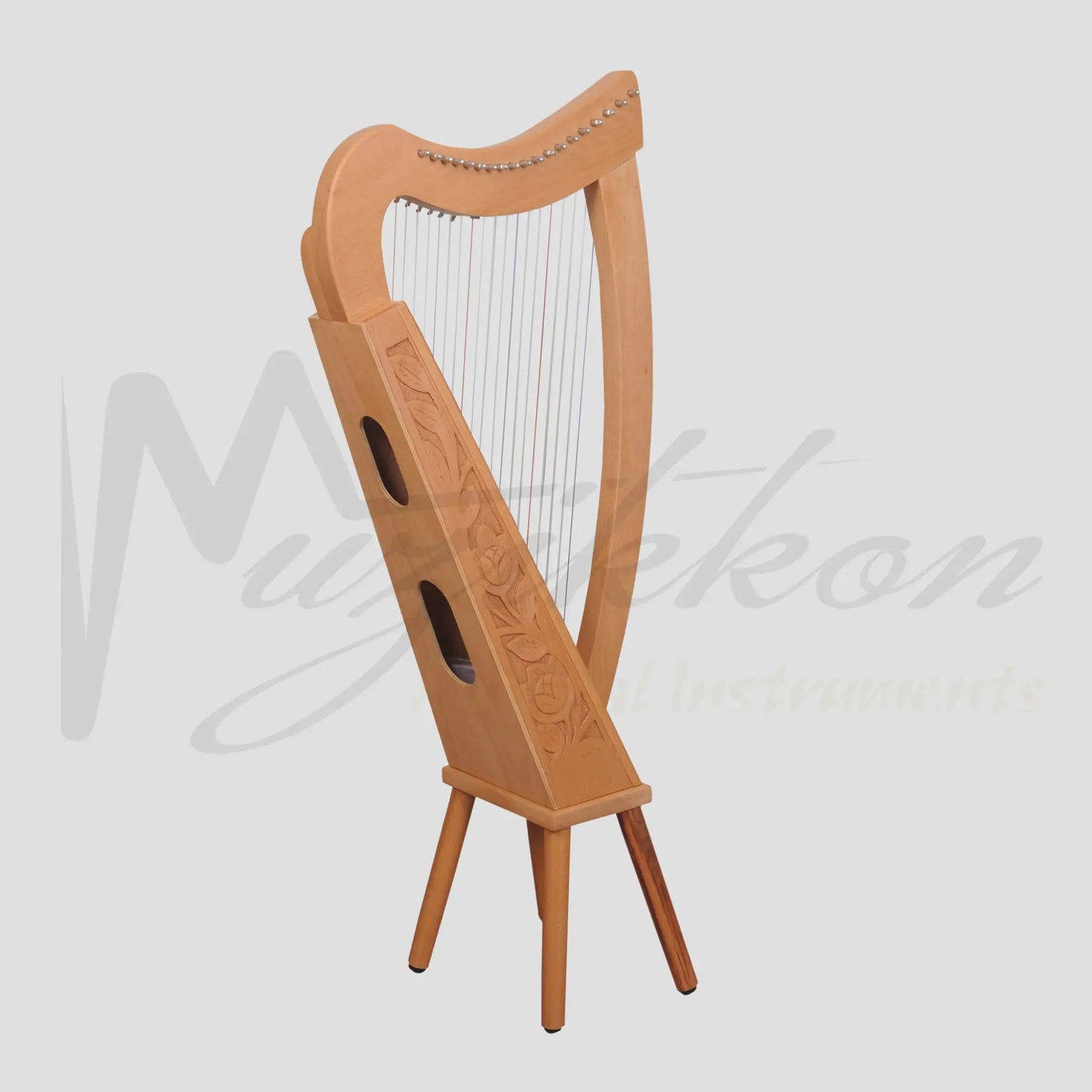 19 Strings Trinity Harp Beechwood