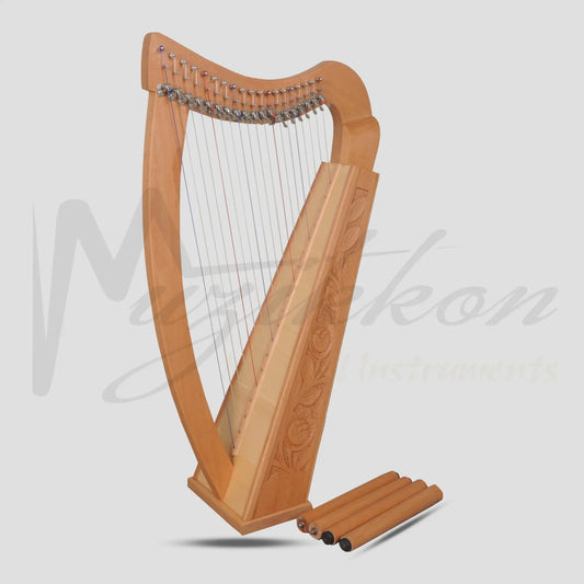 19 Strings Trinity Harp Beechwood