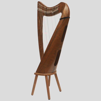 19 String Claddagh Harp Walnut