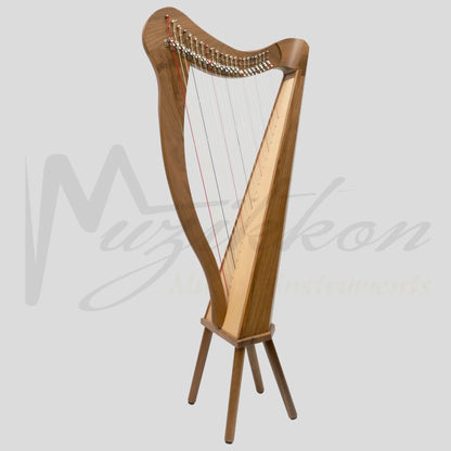 22 String Ard Ri Harp Walnut