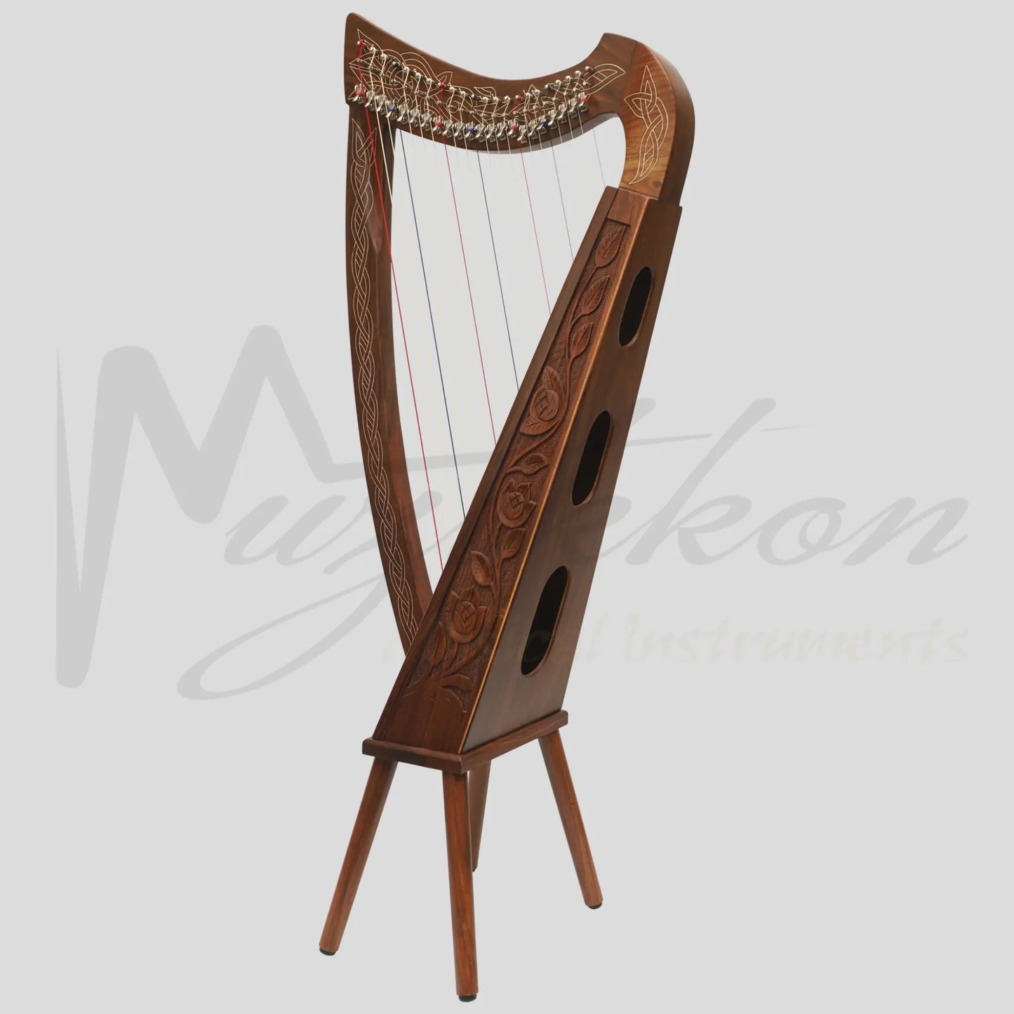 22 String Boru Harp Rosewood