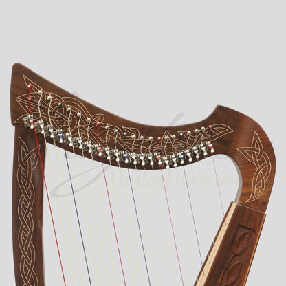 22 String Boru Harp Rosewood