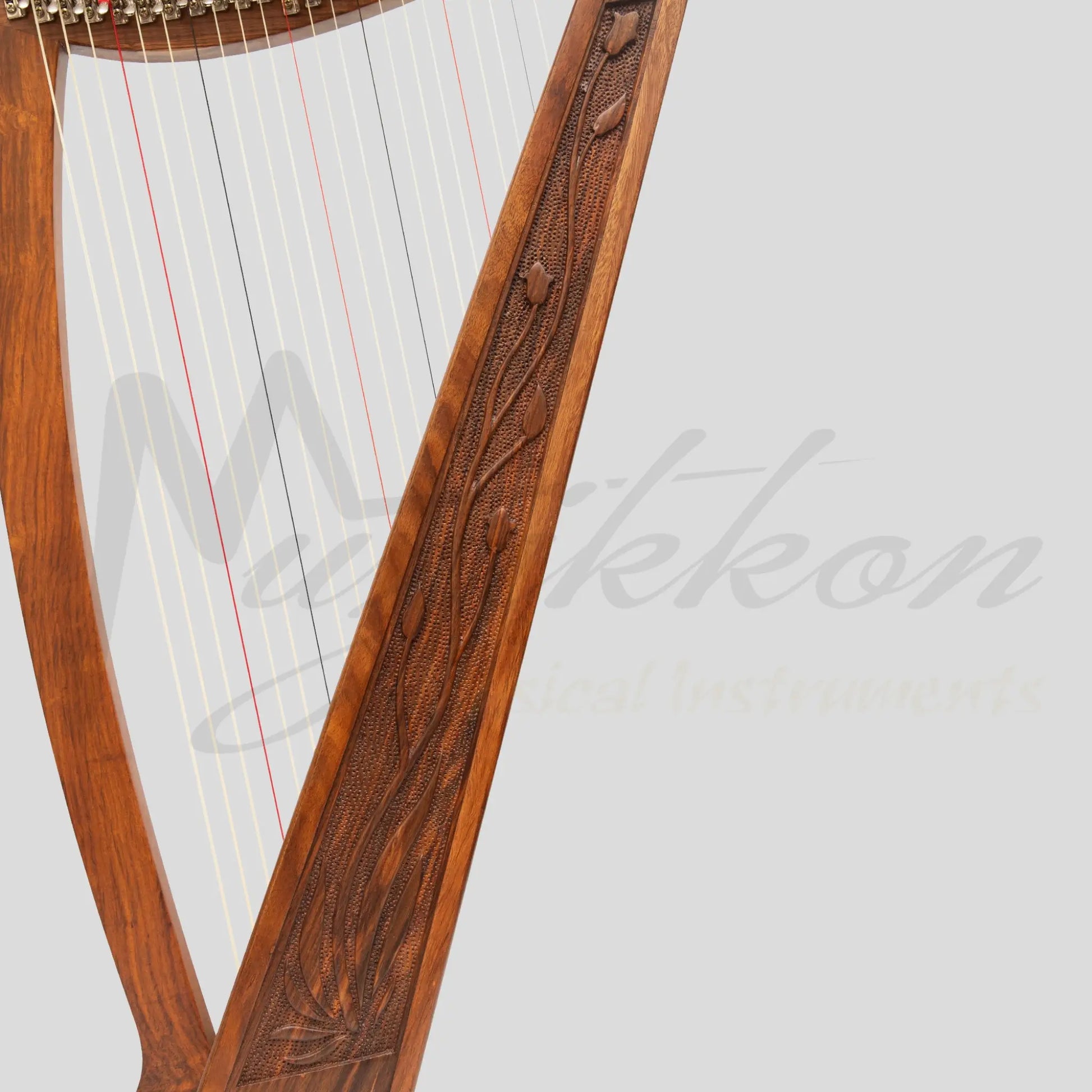 22 Strings Trinity Crested Harp Rosewood