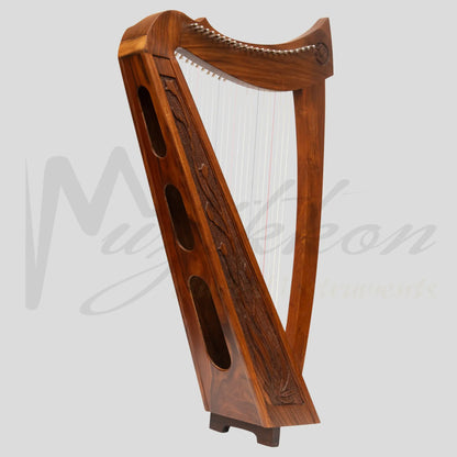 22 Strings Trinity Crested Harp Rosewood