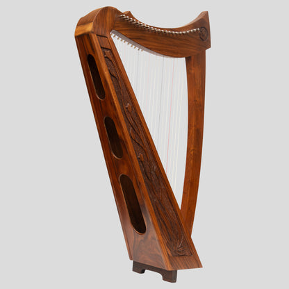 22 Strings Trinity Crested Harp Rosewood