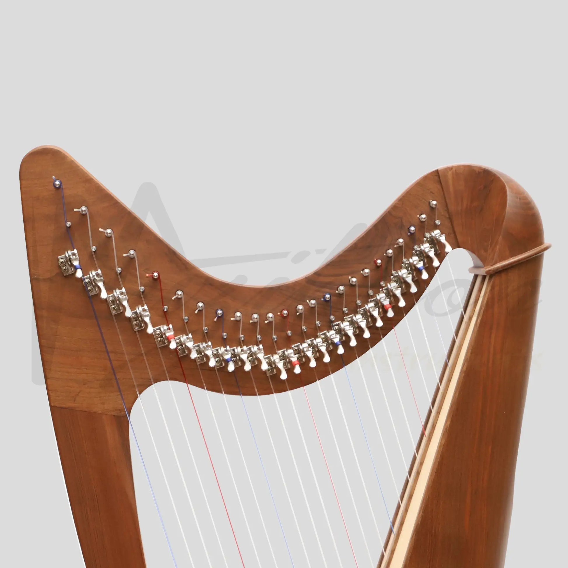 24 String Claddagh Harp Walnut