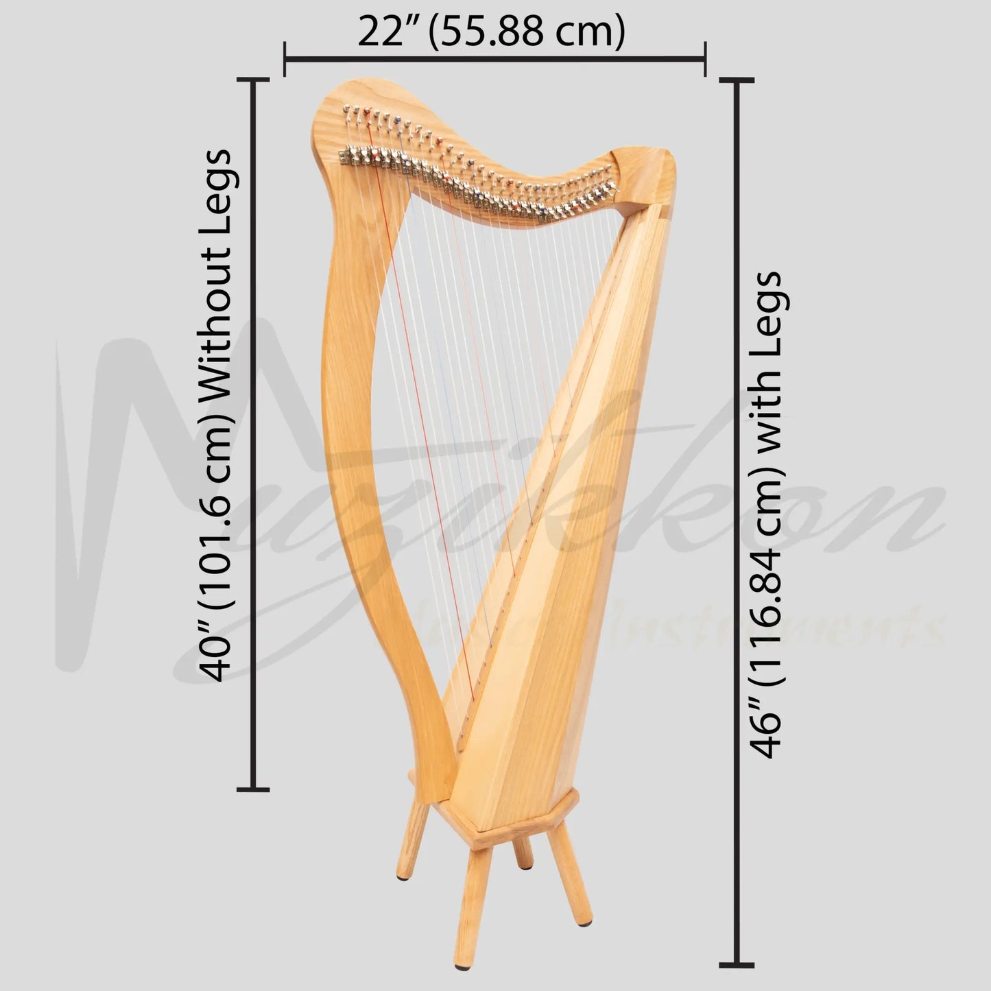 27 String Ard Ri Harp Ashwood