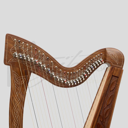 27 String Boru Harp Rosewood