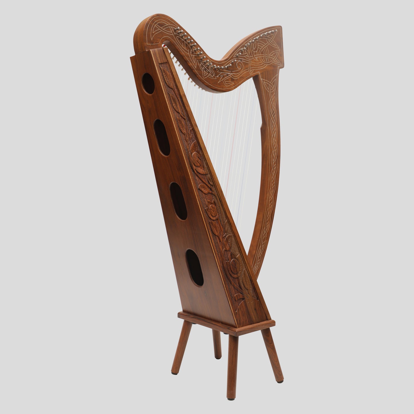 27 String Boru Harp Rosewood