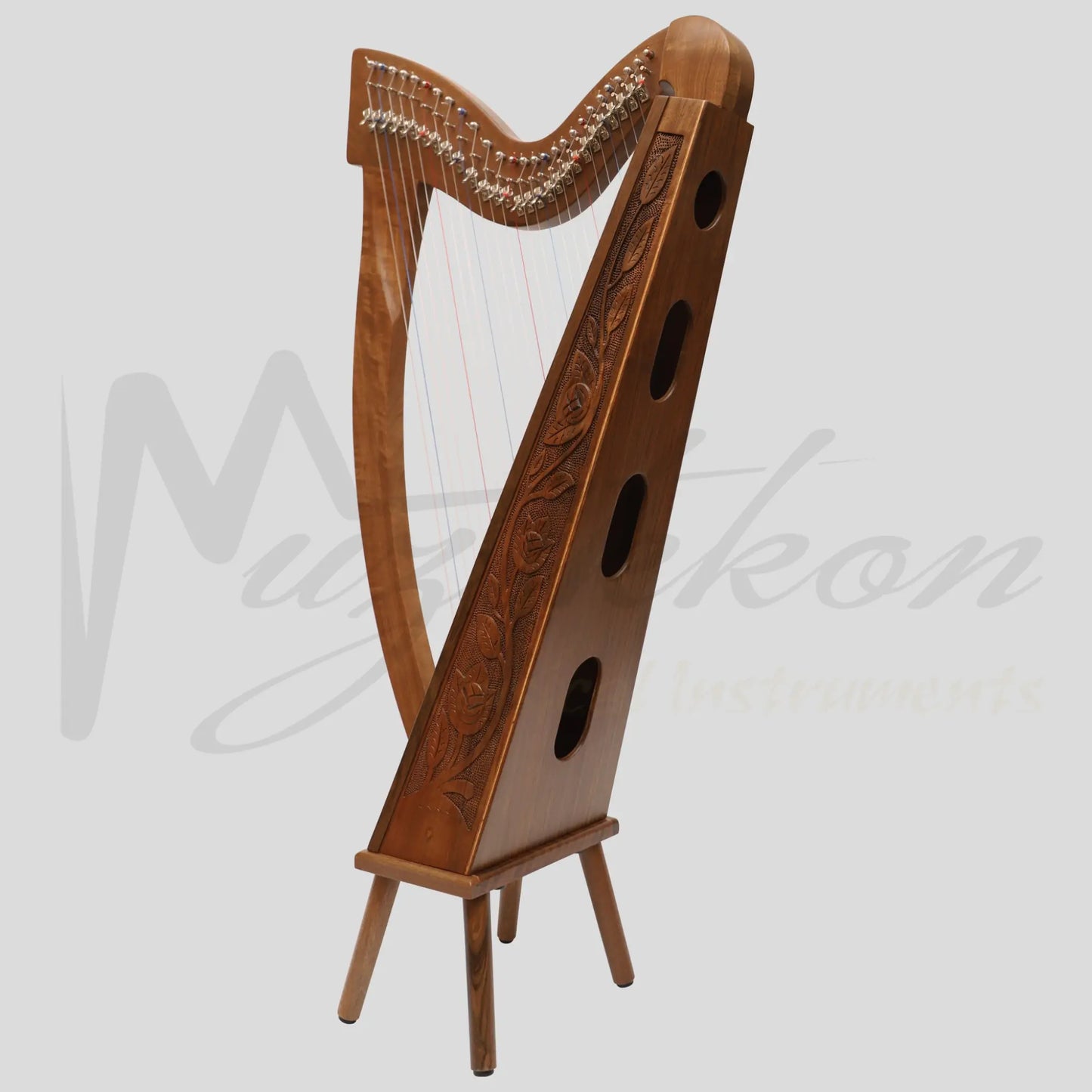 27 String Trinity Harp Walnut