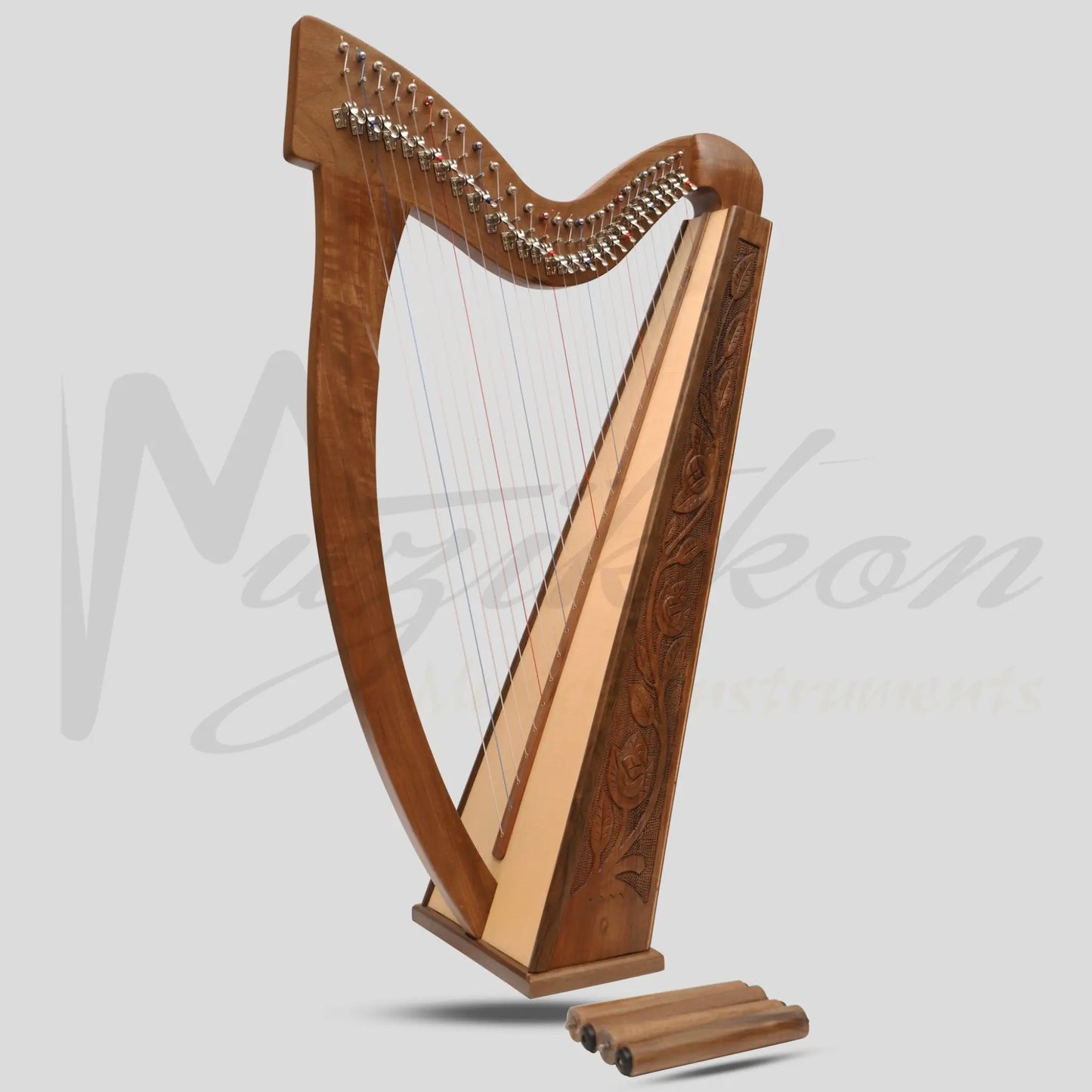 27 String Trinity Harp Walnut