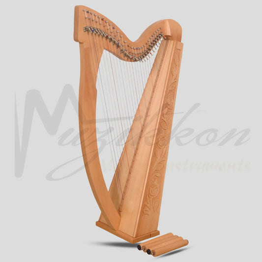 27 Strings Trinity Harp Beechwood