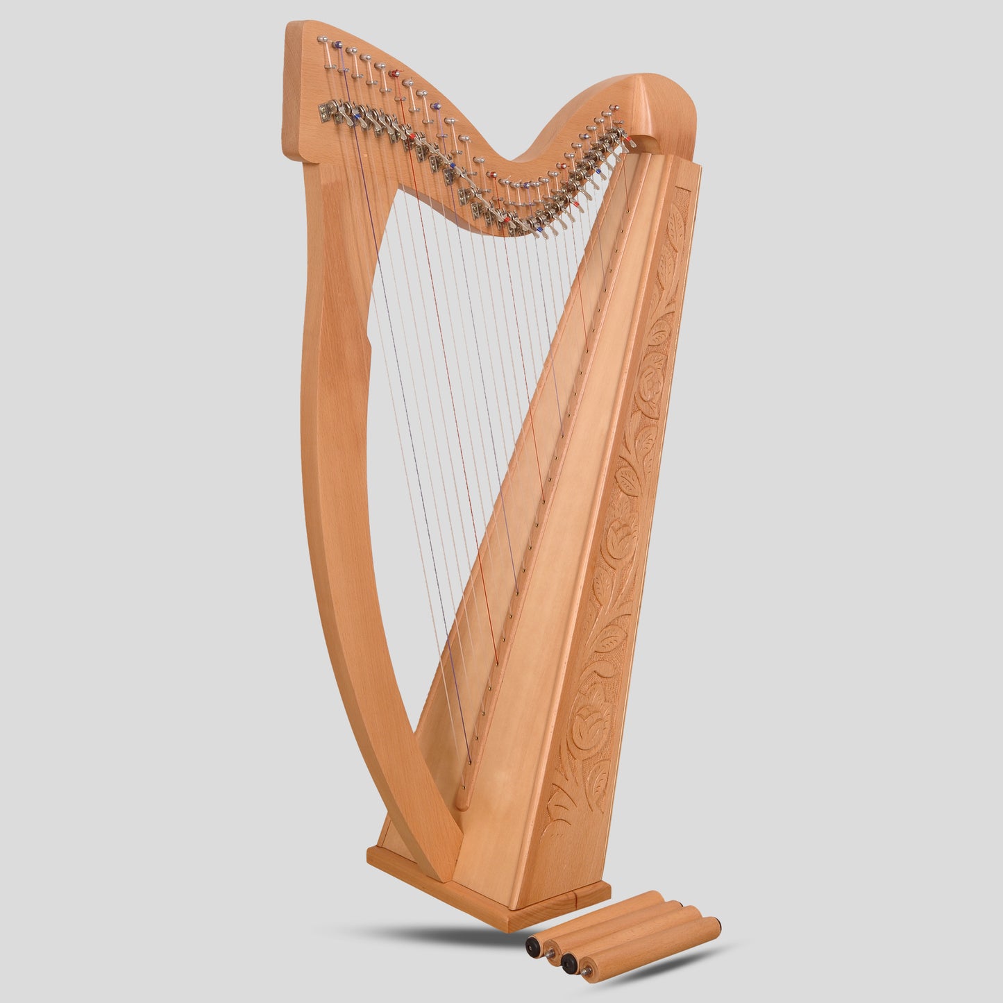 27 Strings Trinity Harp Beechwood