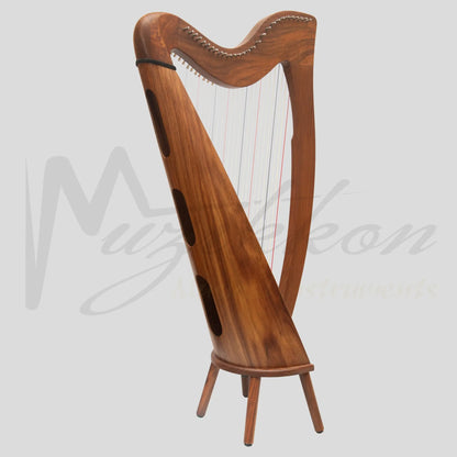 28 String Claddagh Harp Rosewood