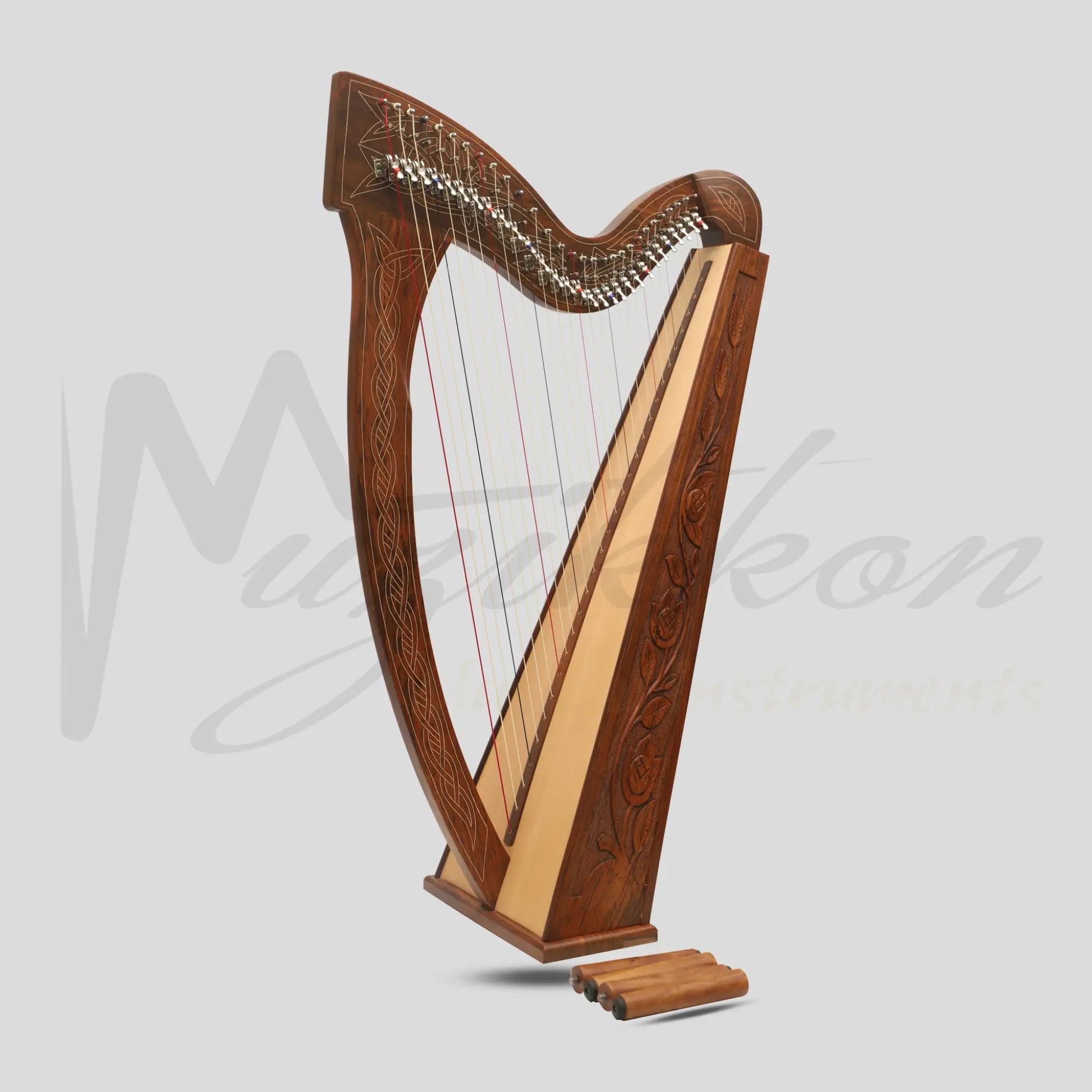 29 String Boru Harp Rosewood