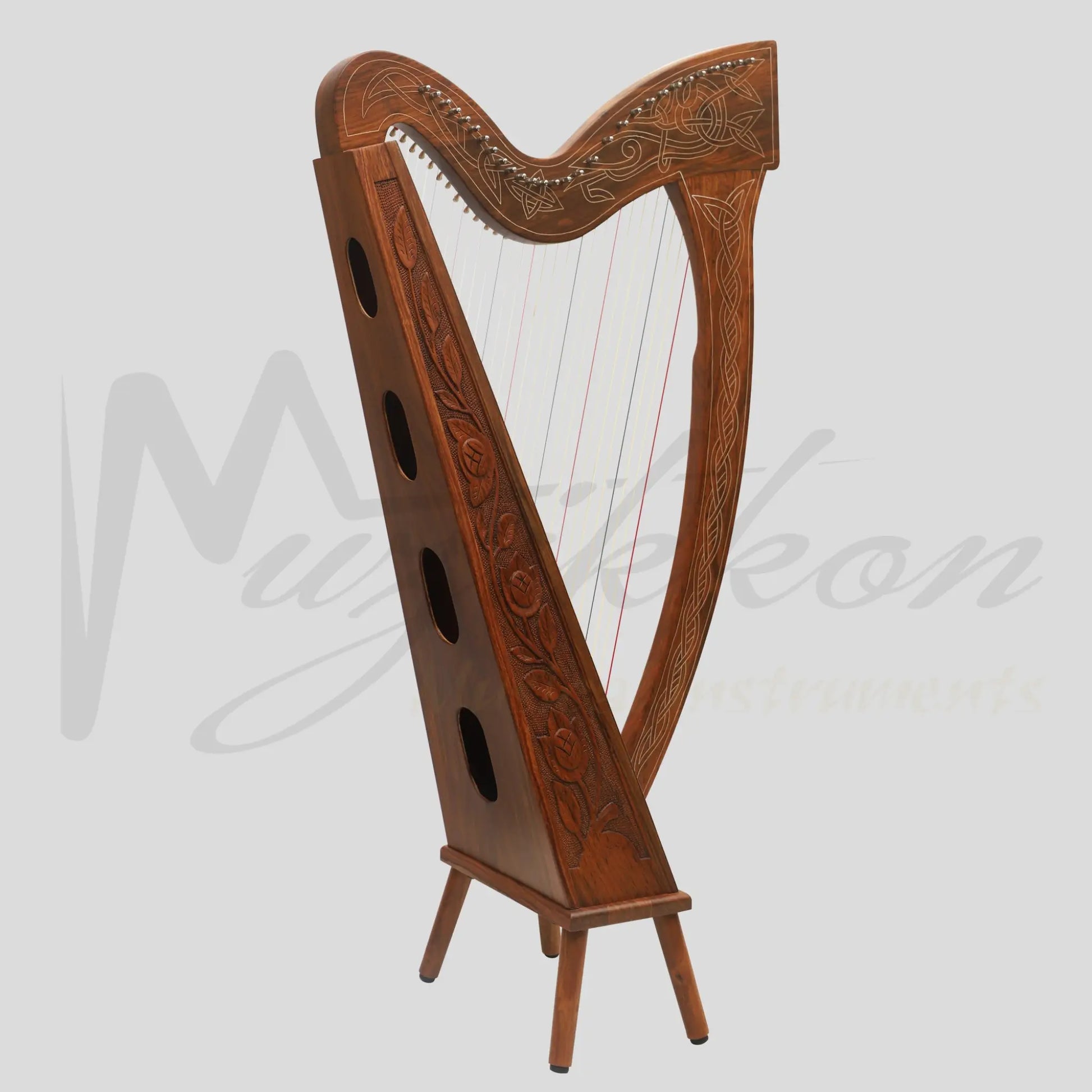 29 String Boru Harp Rosewood