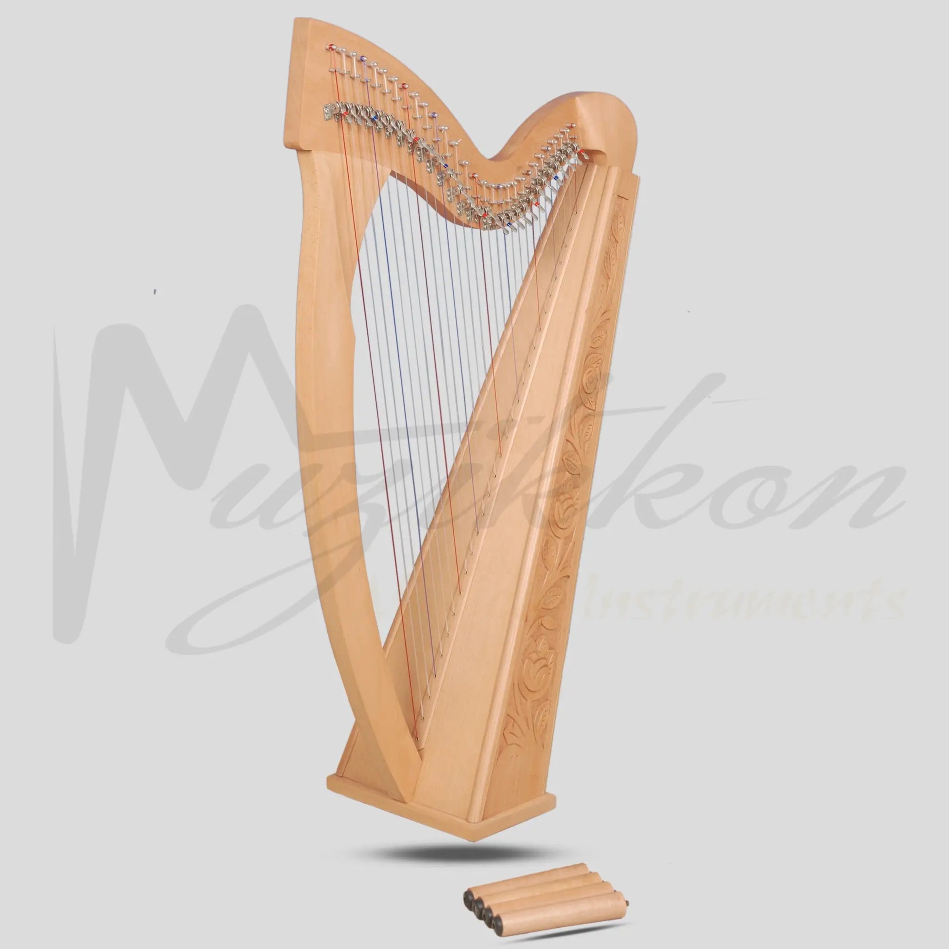 29 Strings Trinity Harp Beechwood