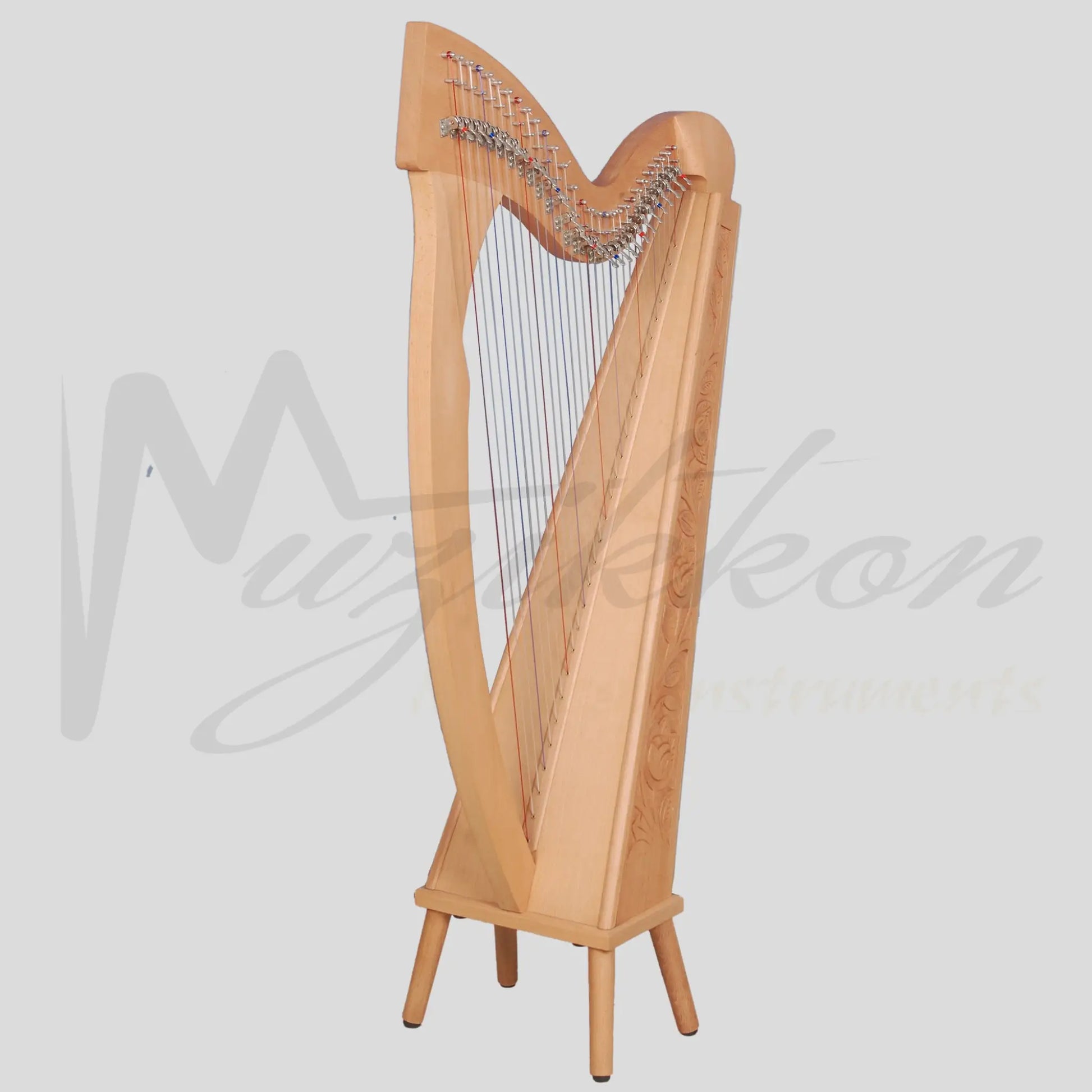 29 Strings Trinity Harp Beechwood