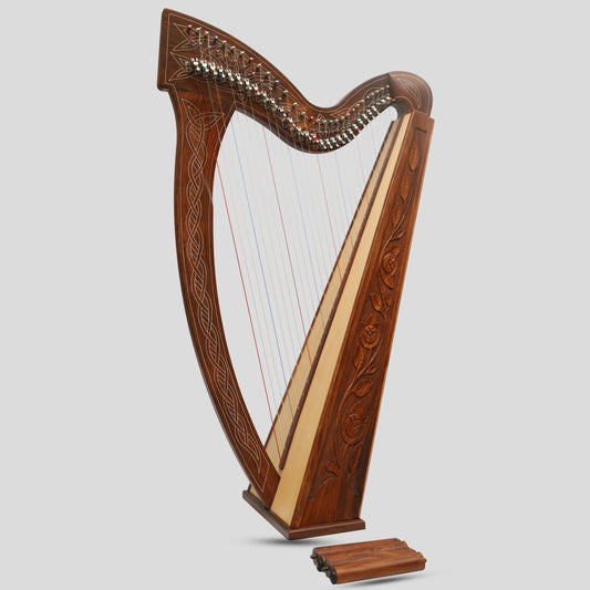 29 String Boru Harp Rosewood