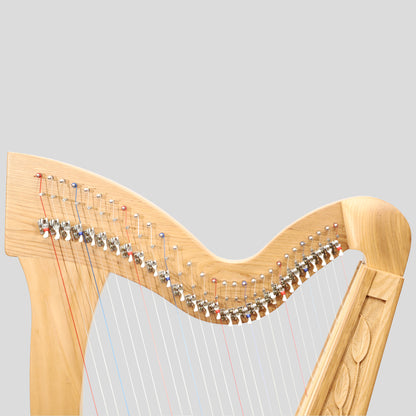 Muzikkon 29 Strings Trinity Harp Ashwood