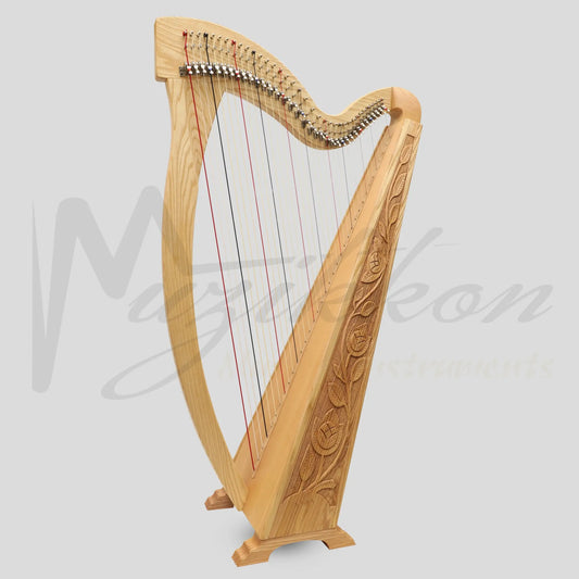 36 String Trinity Harp Ashwood