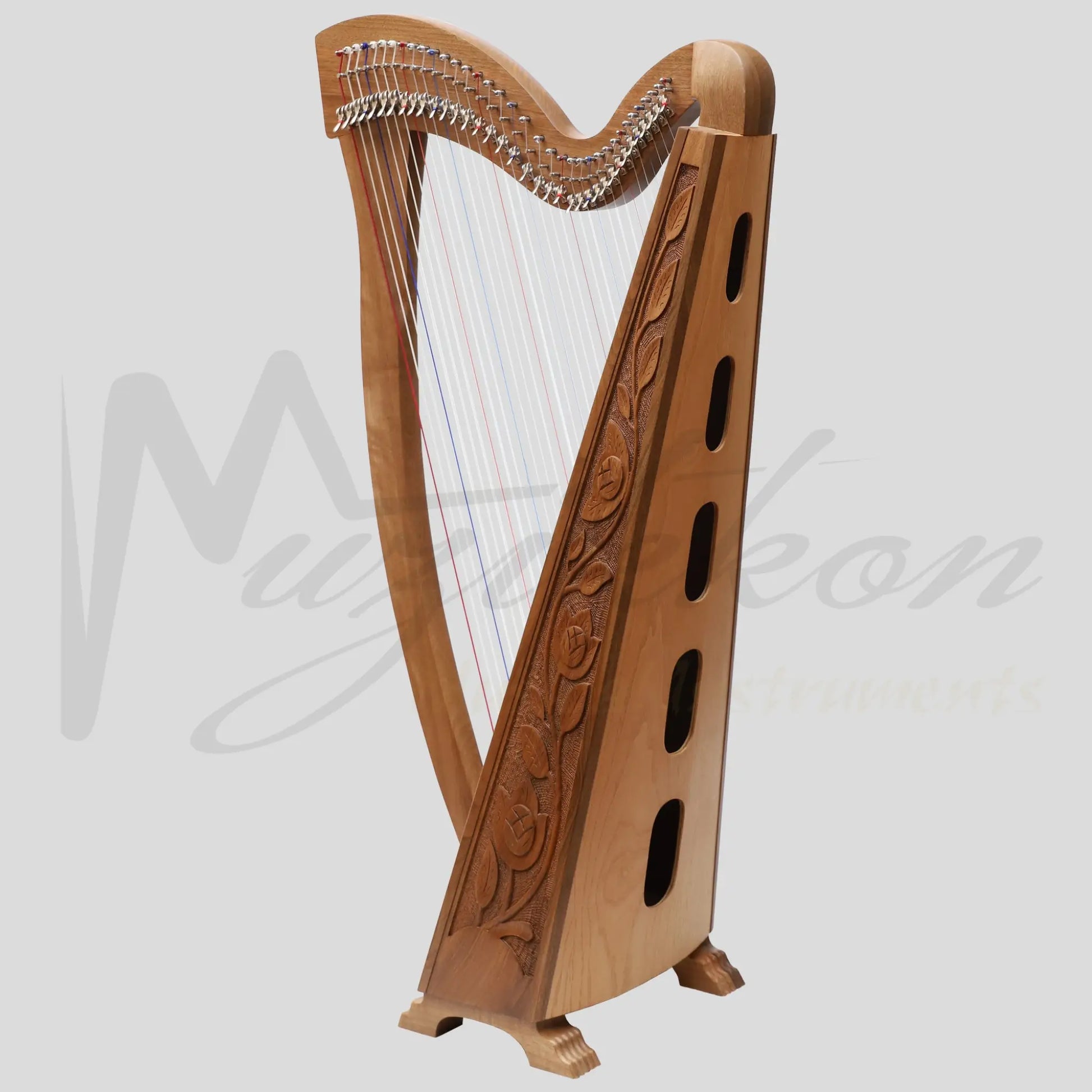 36 String Trinity Harp Walnut