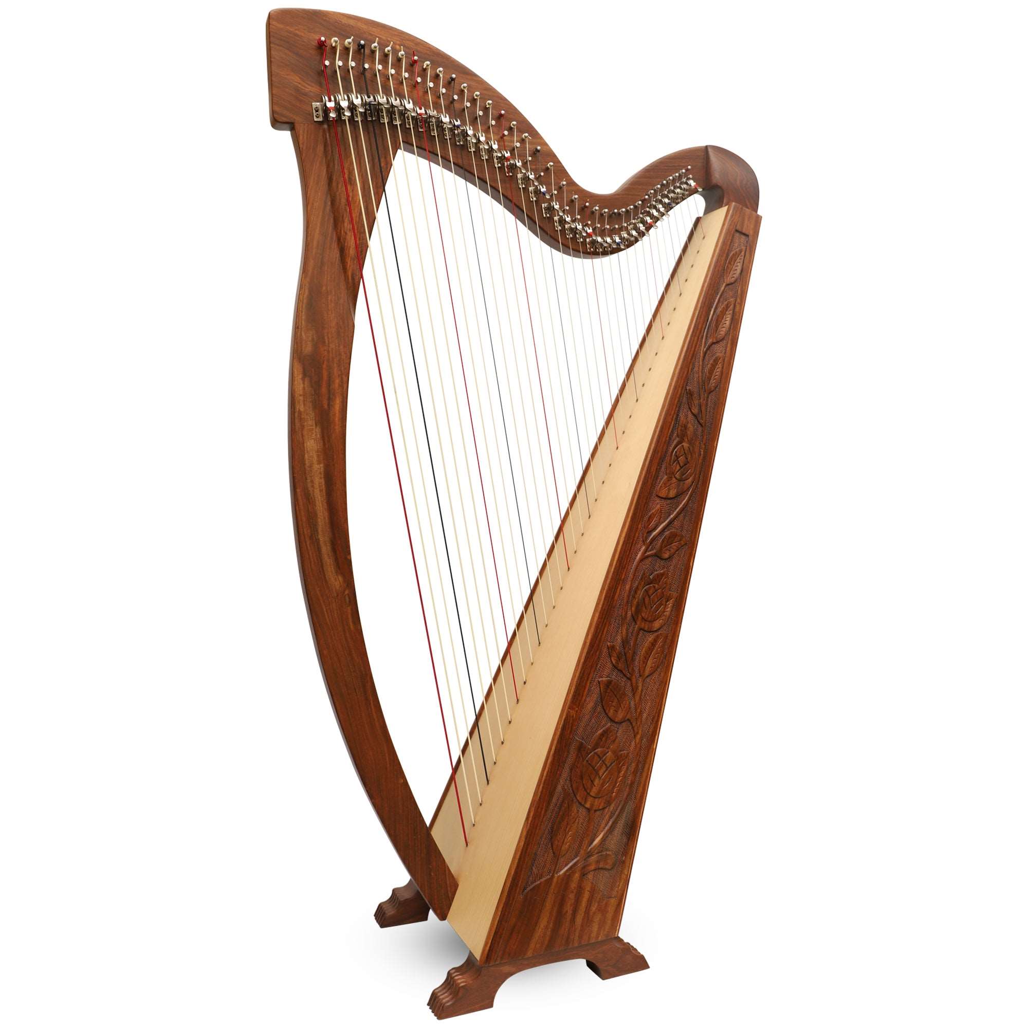 36 String Trinity Harp Rosewood - High Quality Celtic Harp Ireland ...