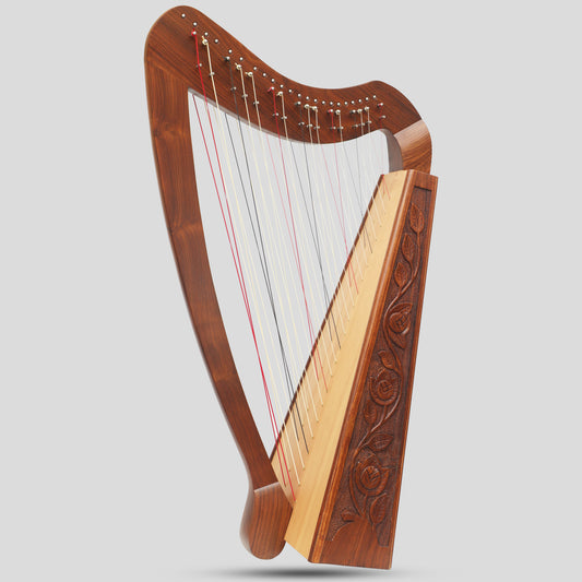 Cross Strung Harp, 38 String Rosewood