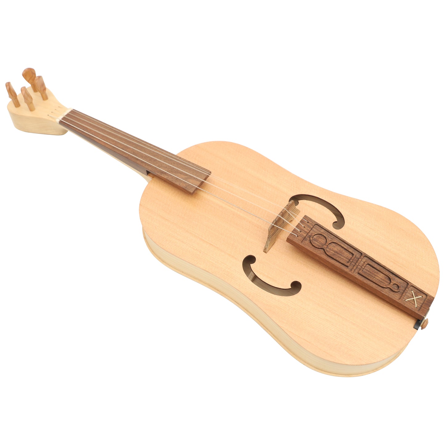 Medieval Fiddle, 4 String Maple