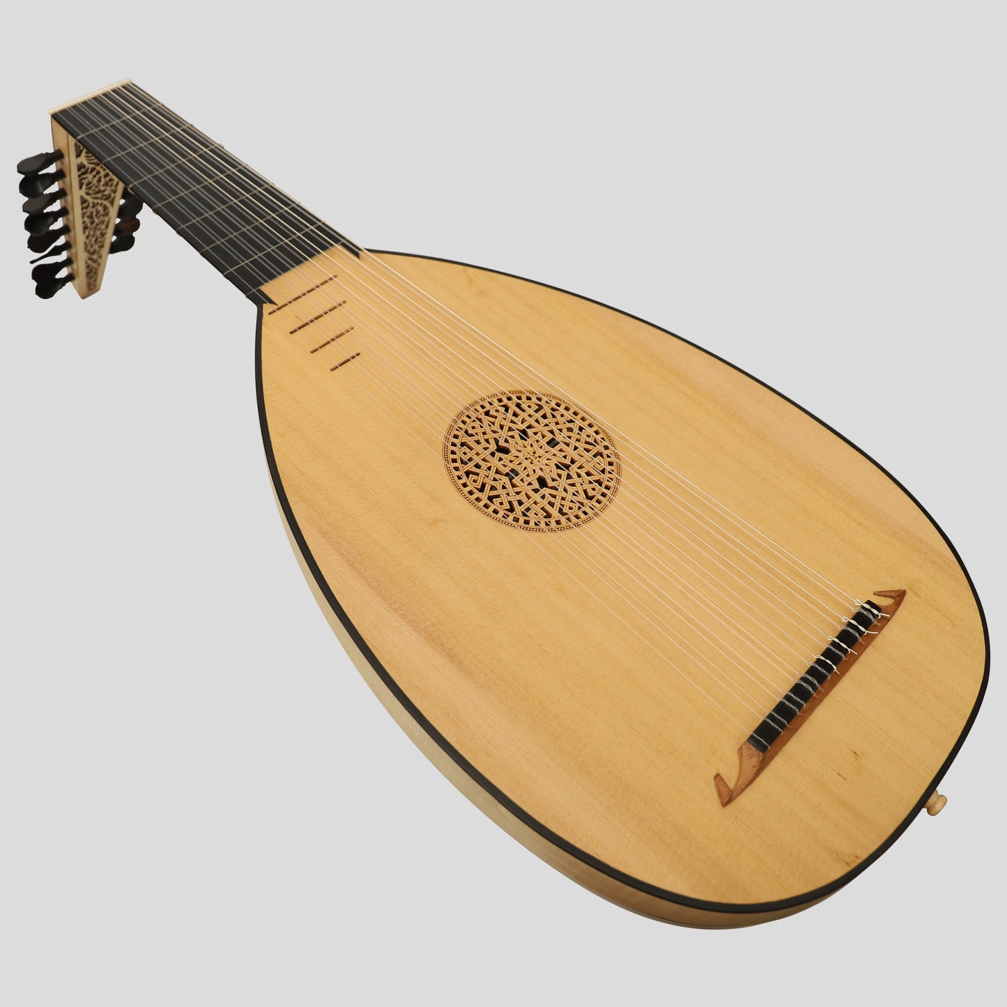 Muzikkon Renaissance Lute 8 Course Left Hand After Hieber