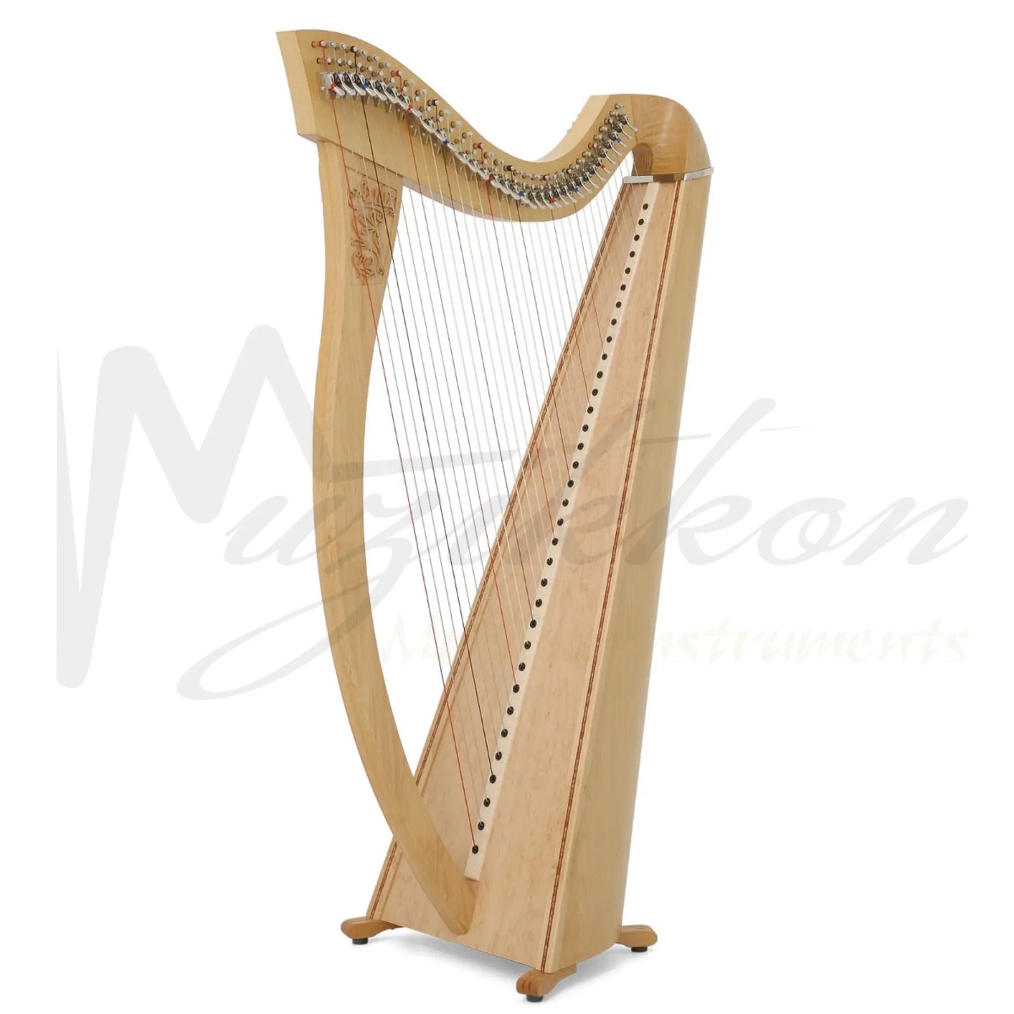 Camac Aziliz Lever Harp, 34 Alliance Carbon Strings In Maple Muzikkon