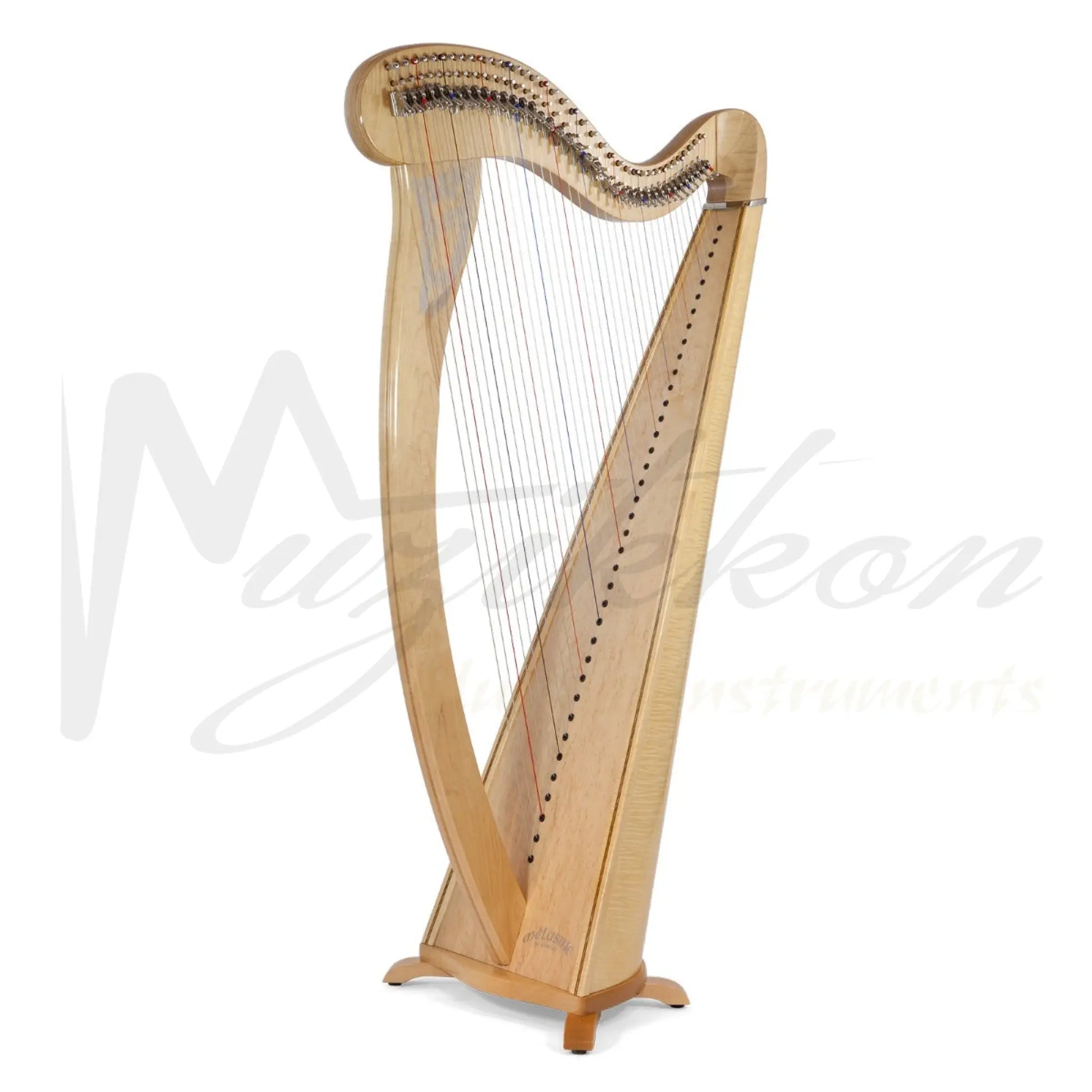 Camac Concert Melusine Harp 38 Nylon Strings In Maple Muzikkon