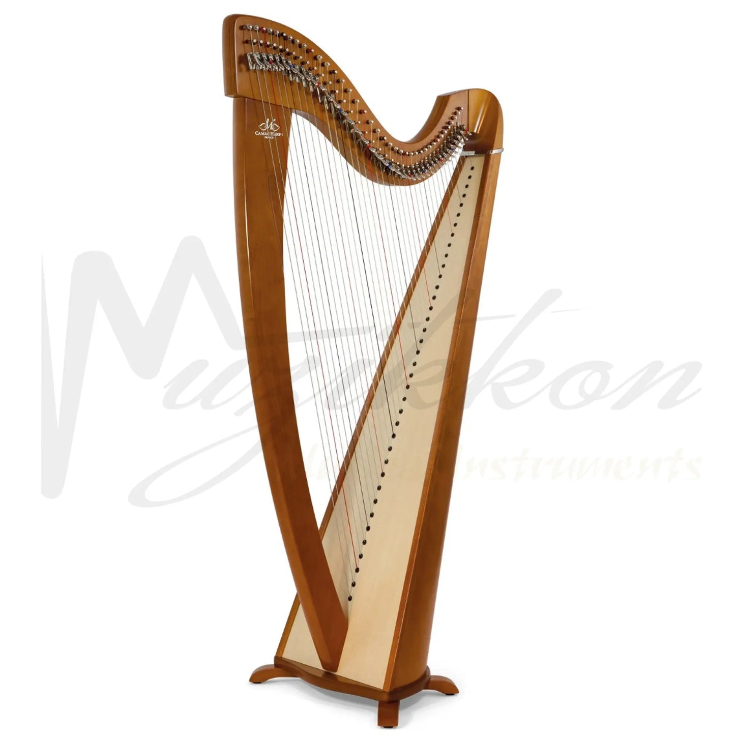 Camac Korrigan Harp 38 Gut Strings in Cherry Muzikkon