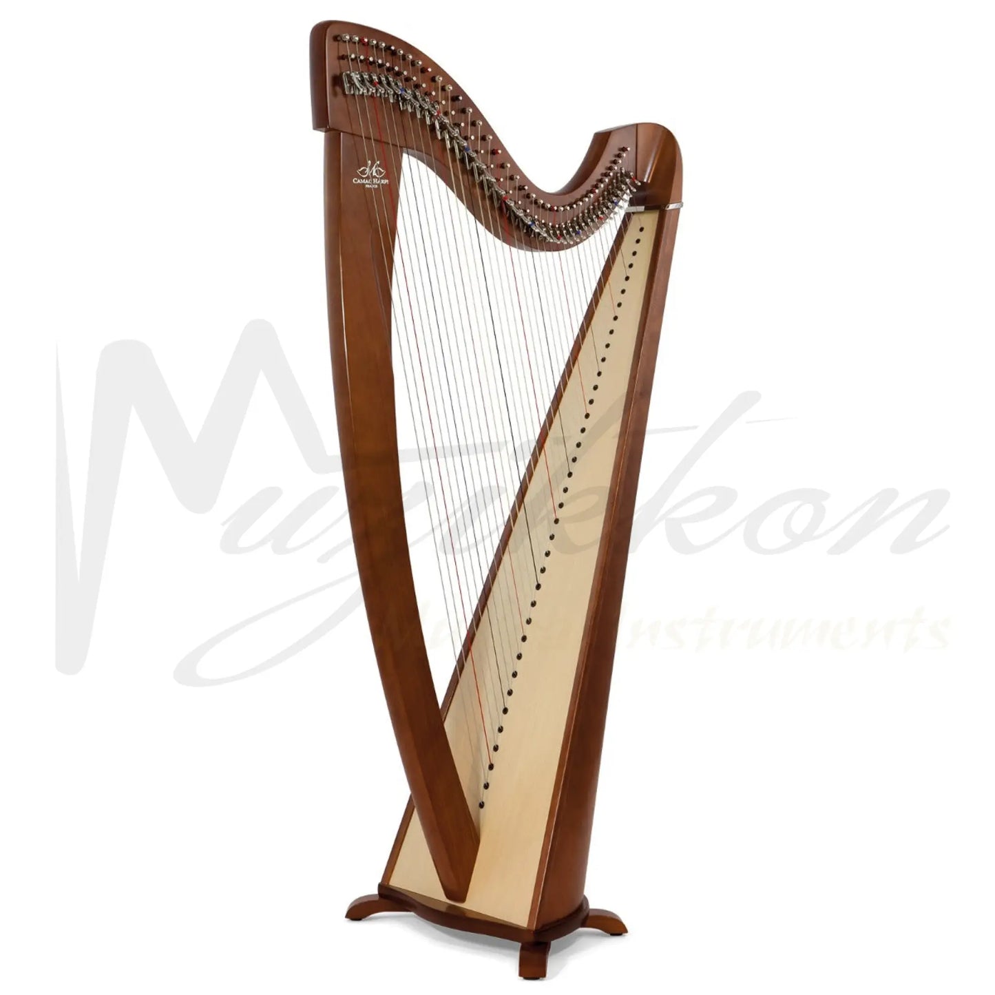 Camac Korrigan Harp 38 Gut Strings in Walnut Muzikkon