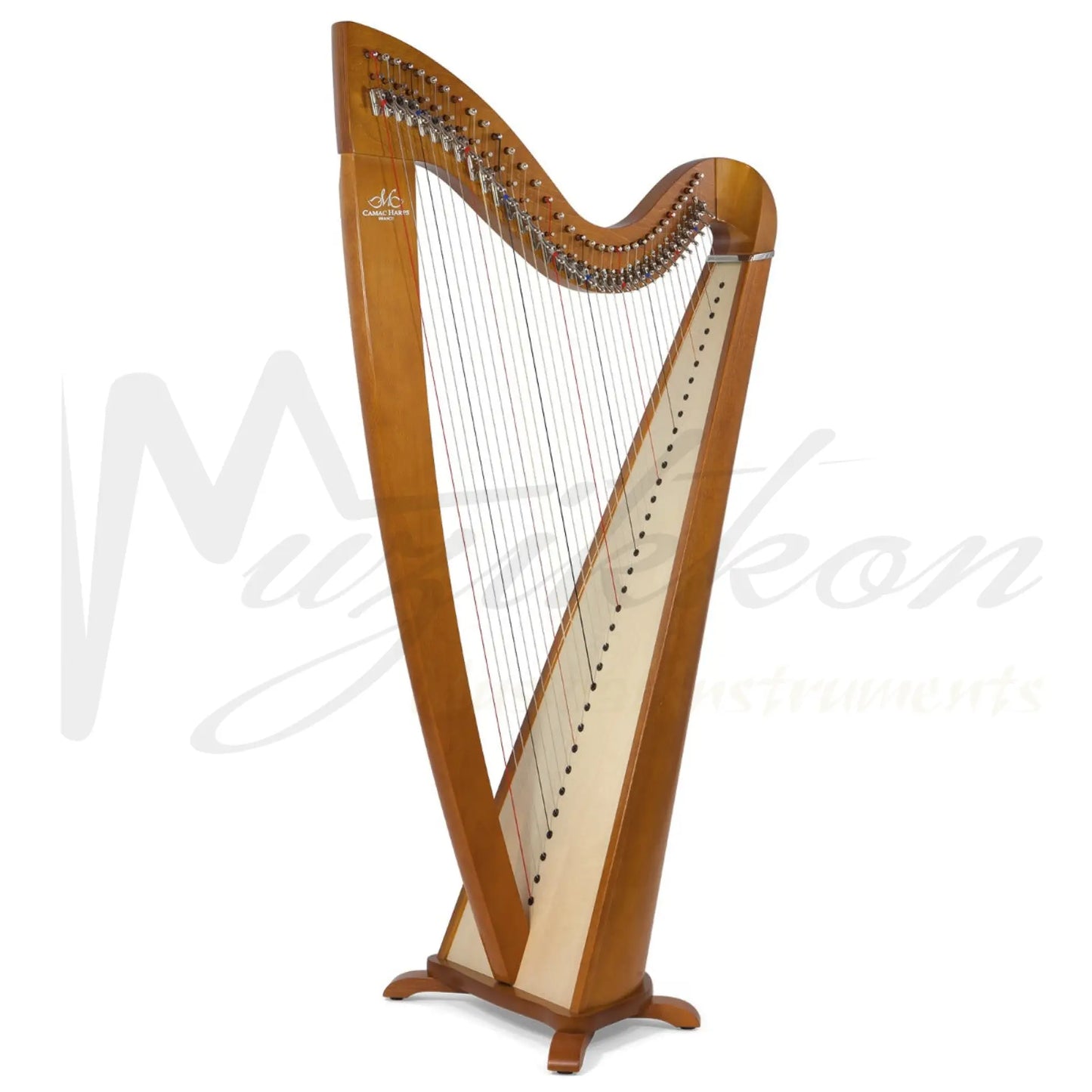 Camac Telenn Lever Harp, 34 Gut Strings in Cherry Muzikkon