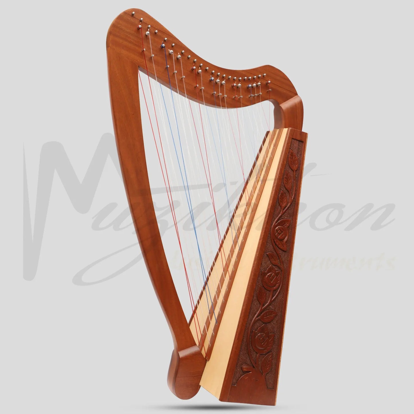 Cross Strung Harp 38 String Mahogany