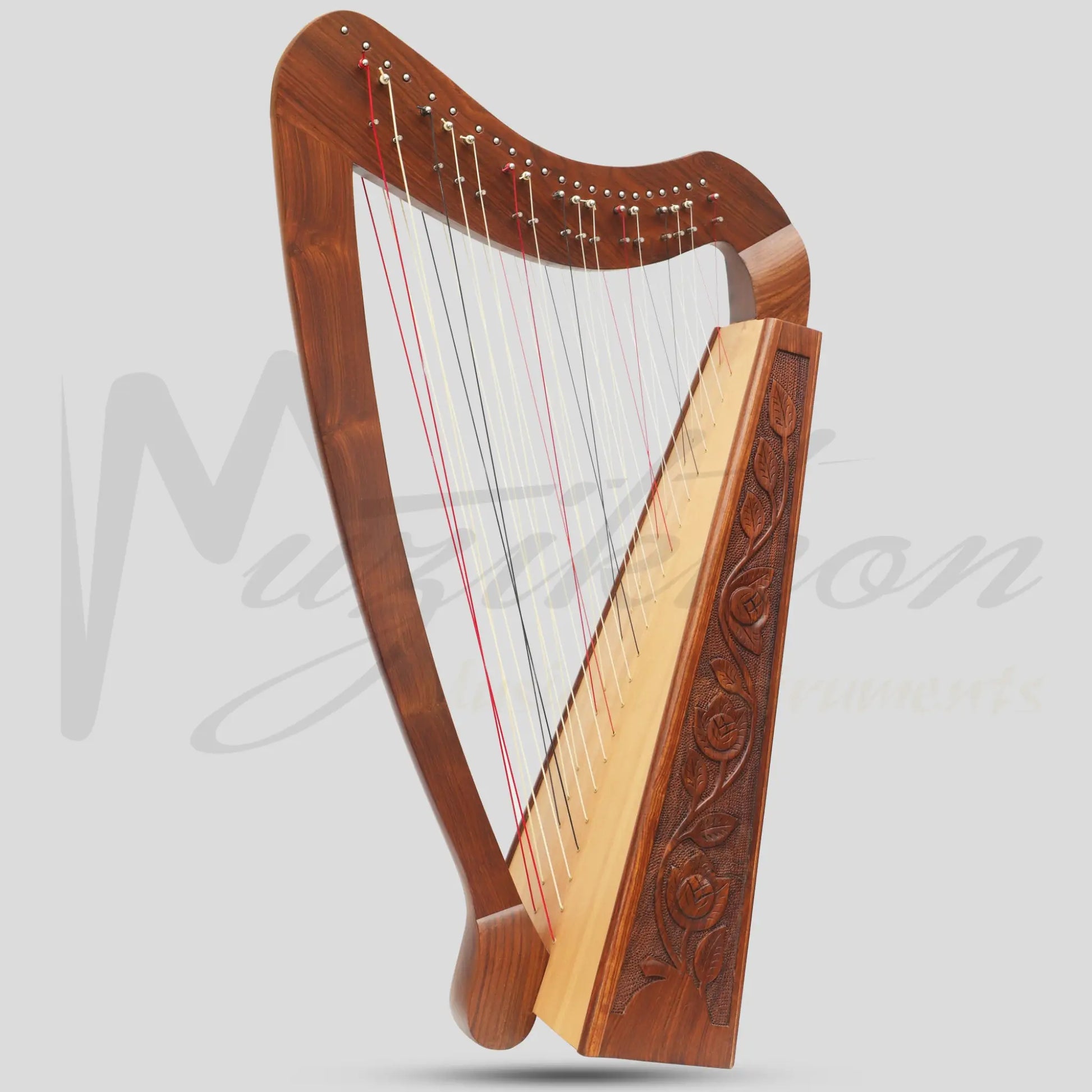 Cross Strung Harp 38 String Rosewood