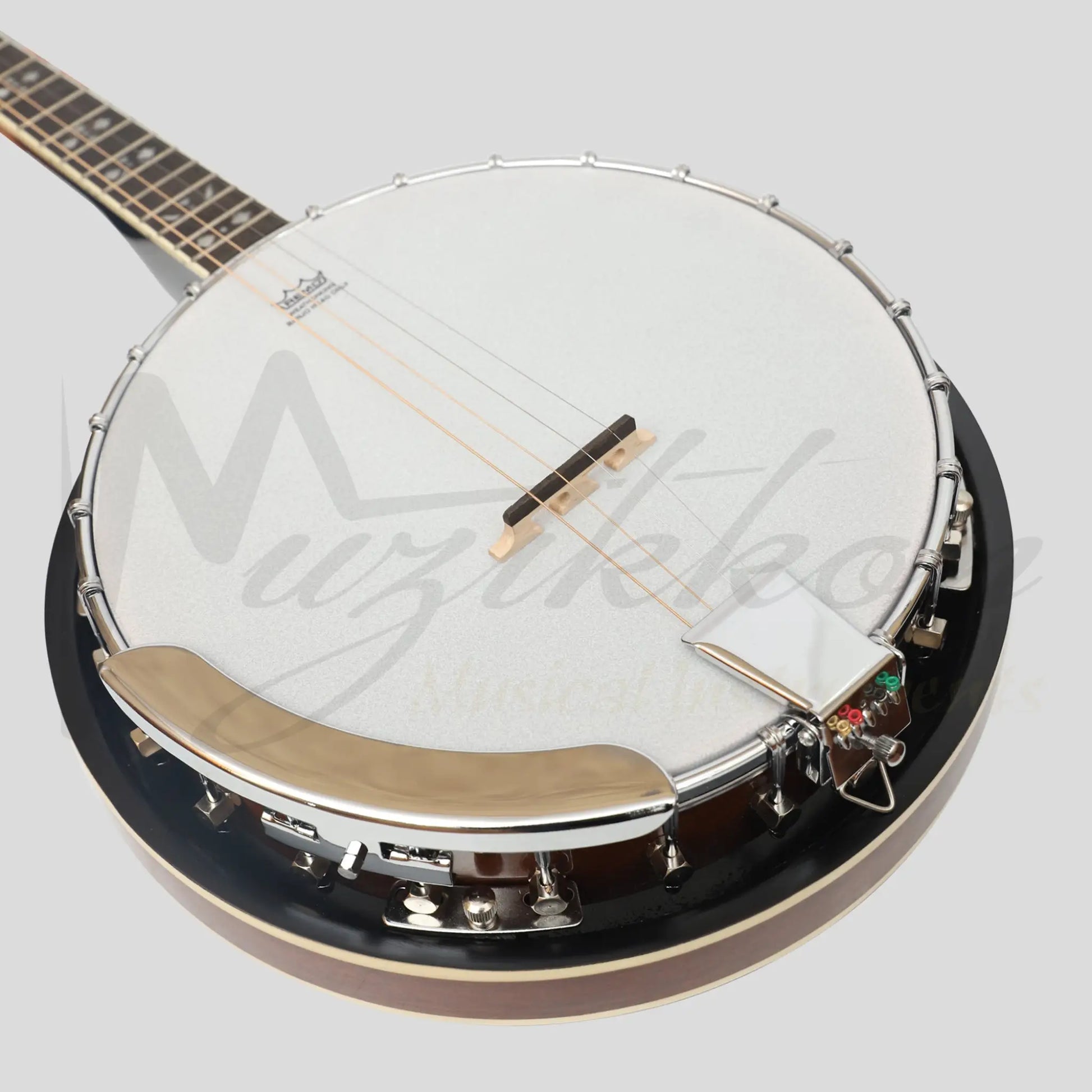 Heartland 4 String 17 Fret Irish Tenor Banjo Player Series With Closed Solid Back Sunburst Finish