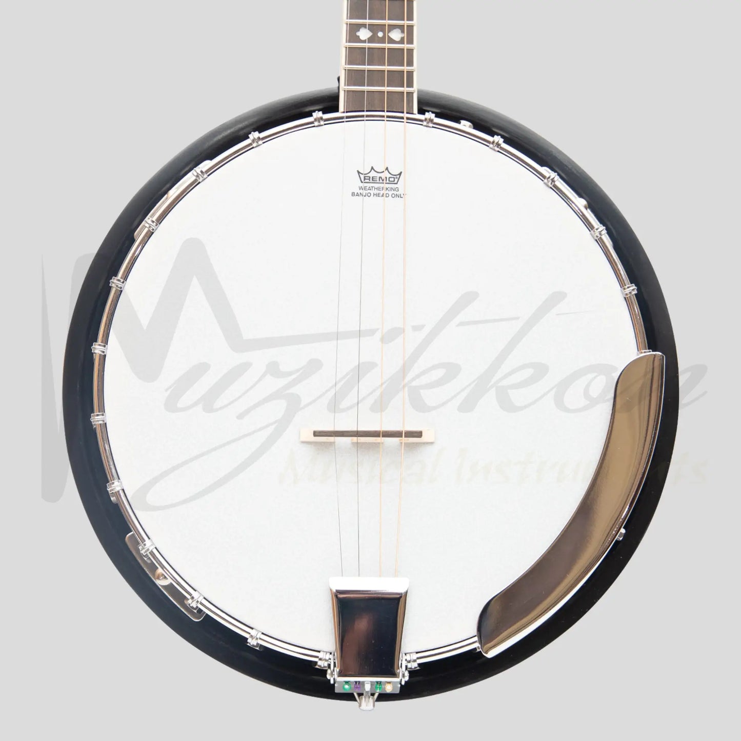 Heartland 4 String 19 Fret Irish Tenor Banjo Left Handed Player Series With Closed Solid Back