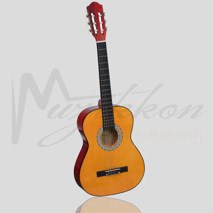 Heartland 4-4 Student Beginners Nylon Classic Guitar Burnt Orange