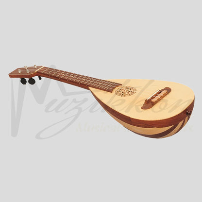 Heartland Baroque Ukulele 4 String Tenor Variegated Rosewood And Lacewood