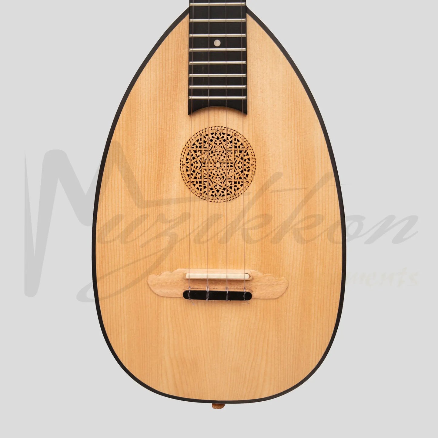 Heartland Baroque Ukulele 4 String Tenor Variegated Walnut And Lacewood