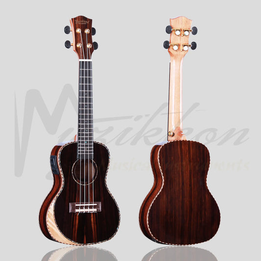 Heartland Concert Ukulele Ebony With Eq