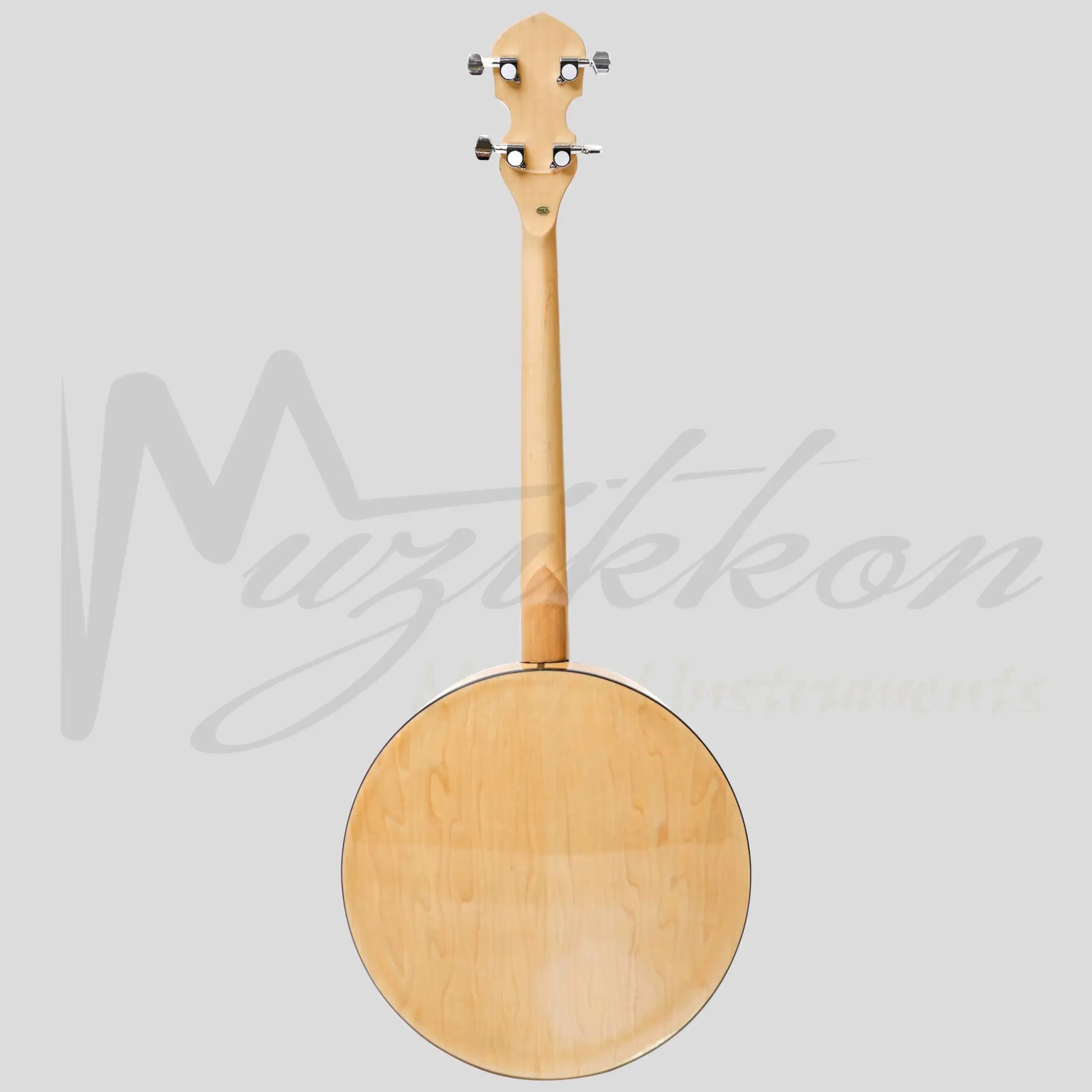 Heartland Deluxe Irish Tenor Banjo 19 Frets With 24 Bracket And Closed Solid Back Maple Finish