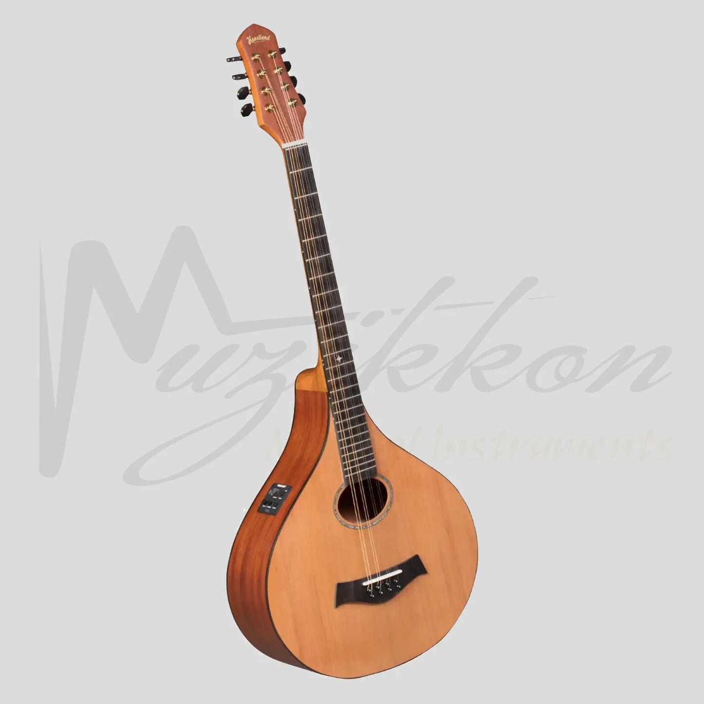 Heartland Irish Bouzouki Deluxe Sapele With Eq Cedar Top