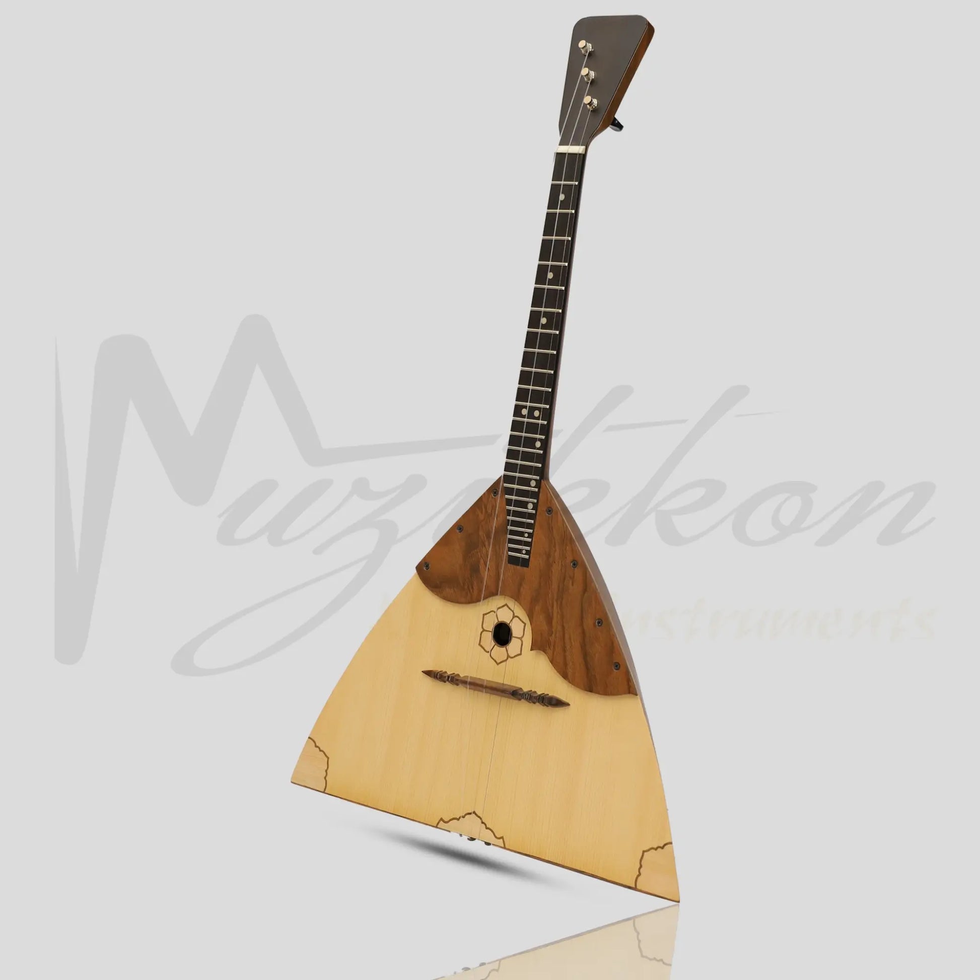 Heartland Russian Prima Balalaika Deluxe 3 String Right Handed Walnut