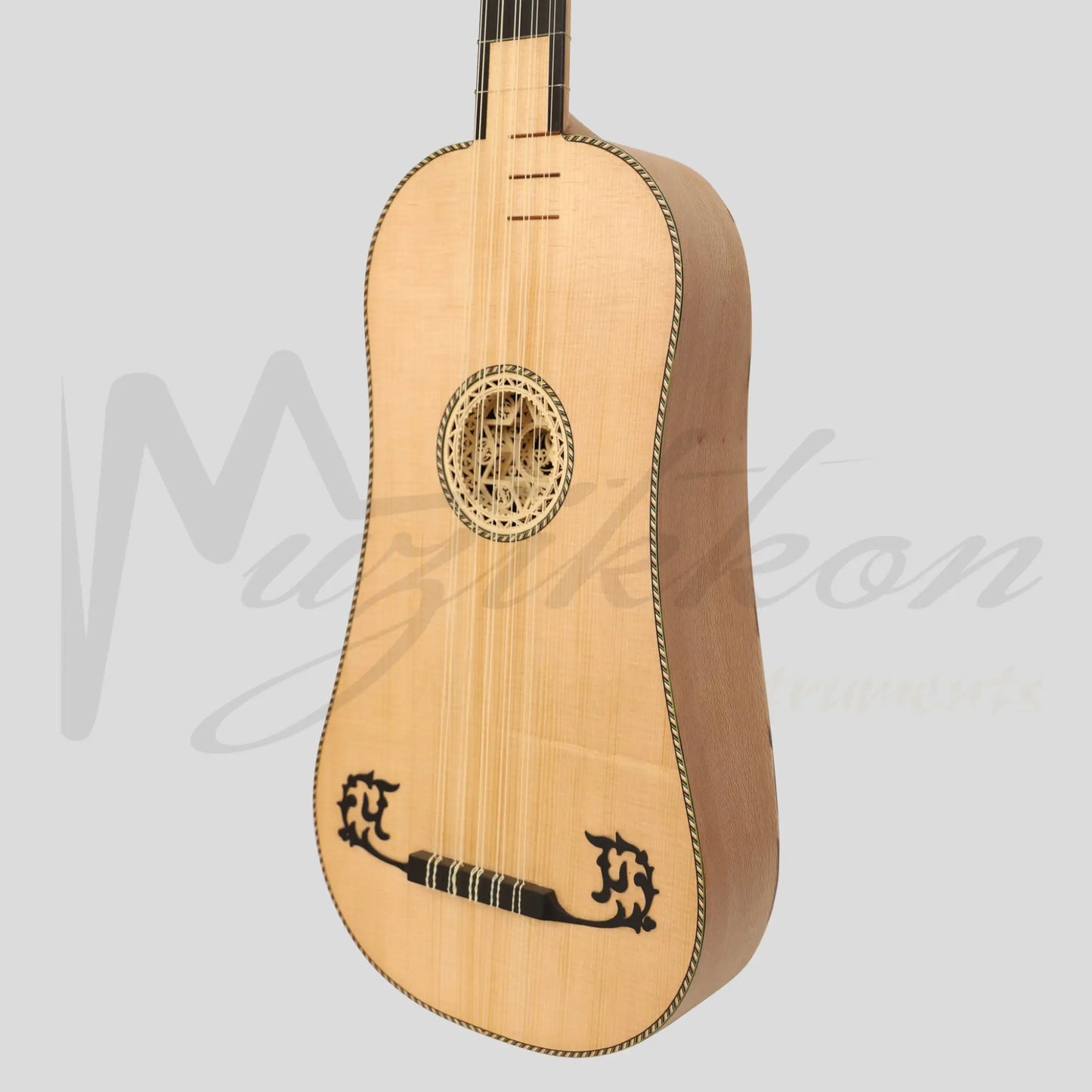 Heartland Sellas Baroque Guitar 5 Course Lacewood