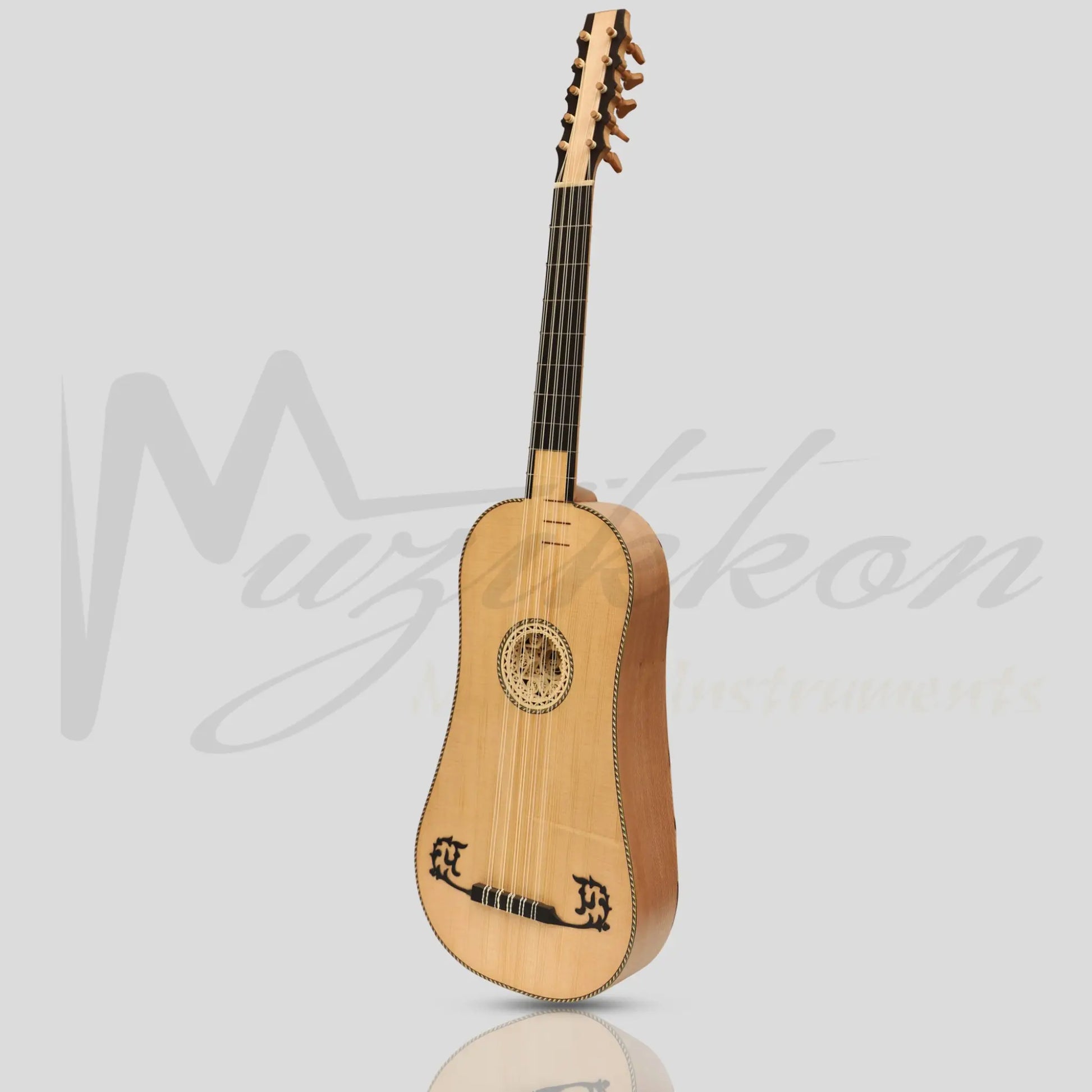 Heartland Sellas Baroque Guitar 5 Course Lacewood